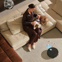 Aspirator robot Dreame X60 Ultra RLX86DE, 35.000 Pa, 180 min, 0,2 l, VersaLift, OmniSight AI, Dozare automata si autocuratare, Comenzi vocale, Negru