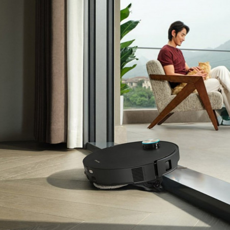Aspirator robot Dreame X60 Ultra RLX86DE, 35.000 Pa, 180 min, 0,2 l, VersaLift, OmniSight AI, Dozare automata si autocuratare, Comenzi vocale, Negru