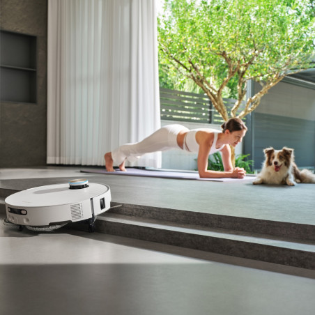 Aspirator robot Dreame X60 Ultra Complete RLX87DE-WH, 180 min, 0,2 l, Camere AI, VersaLift, Statie de incarcare automata, Comenzi vocale, Alb