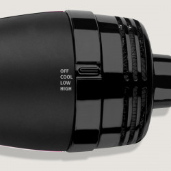 Perie electrica pentru coafare si uscare REVLON Pro Collection RVDR5222, 800 W, 3 niveluri, 2 viteze, Acoperire ceramica, Ionizare, Duza de aer rece, Negru/Roz