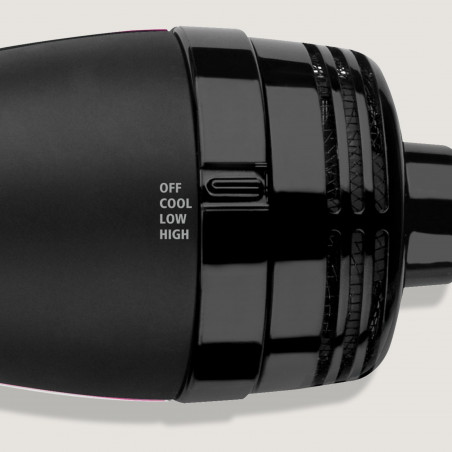 Perie electrica pentru coafare si uscare REVLON Pro Collection RVDR5222, 800 W, 3 niveluri, 2 viteze, Acoperire ceramica, Ionizare, Duza de aer rece, Negru/Roz