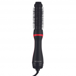 Perie electrica pentru coafare si uscare REVLON One-Step Root Booster Hot Air Brush RVDR5292, 820 W, 3 trepte, 3 viteze, Acoperire ceramica, Ionizare, Varf rece, Negru/Roz
