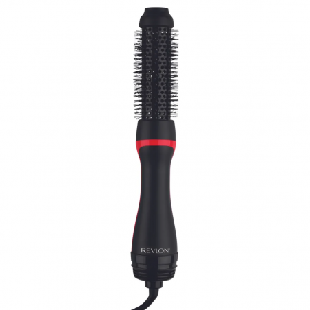 Perie electrica pentru coafare si uscare REVLON One-Step Root Booster Hot Air Brush RVDR5292, 820 W, 3 trepte, 3 viteze, Acoperire ceramica, Ionizare, Varf rece, Negru/Roz