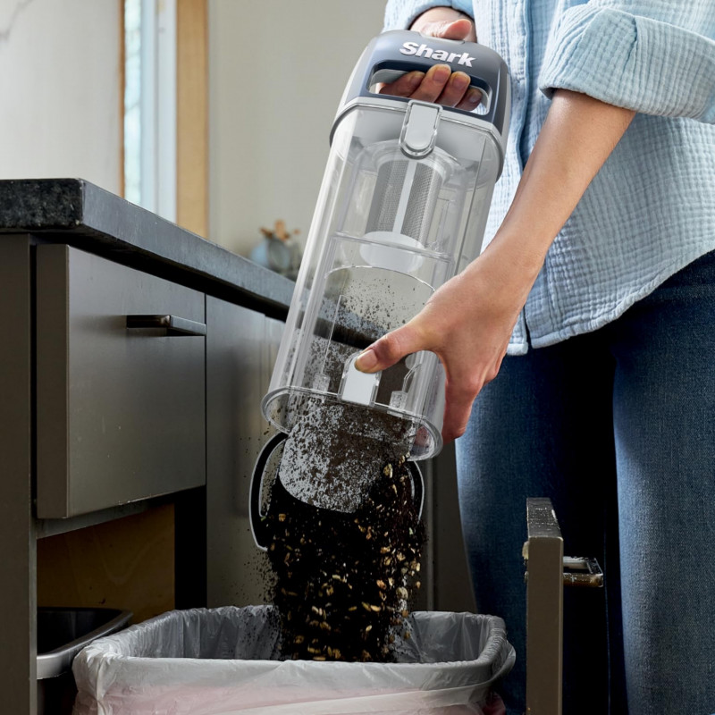 Aspirator vertical Shark Freestyle Max SV2002, 30 W, 0,7 l, 20 min, 2 viteze, 2 niveluri de putere, lumini LED, stație de încărcare, albastru