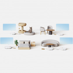 Aspirator robot Xiaomi BHR07XBEU H40, 10000 Pa, 180 min, 4 l, Statie autogolire, Navigatie LDS, Uscat/umed, Aplicatie mobila, Alb