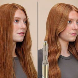 Uscator si styler pentru par 5in1 Shark Glam Multistyler HD6052SEU, 1500 W, 3 viteze, 6 temeperaturi, 100-220°C, Elemente ceramice, Ionizare, Ondulare automata Coanda, Gloss Lock, Auriu