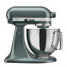 Mixer planetar KitchenAid Artisan Elegance 5KSM175PSEJP, 300 W, 4,8 l, Transmisie directa, 10 viteze, Verde inchis