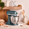 Mixer planetar KitchenAid Artisan Elegance 5KSM175PSEJP, 300 W, 4,8 l, Transmisie directa, 10 viteze, Verde inchis