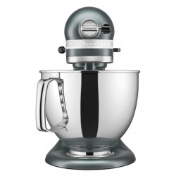 Mixer planetar KitchenAid Artisan Elegance 5KSM175PSEJP, 300 W, 4,8 l, Transmisie directa, 10 viteze, Verde inchis