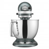 Mixer planetar KitchenAid Artisan Elegance 5KSM175PSEJP, 300 W, 4,8 l, Transmisie directa, 10 viteze, Verde inchis