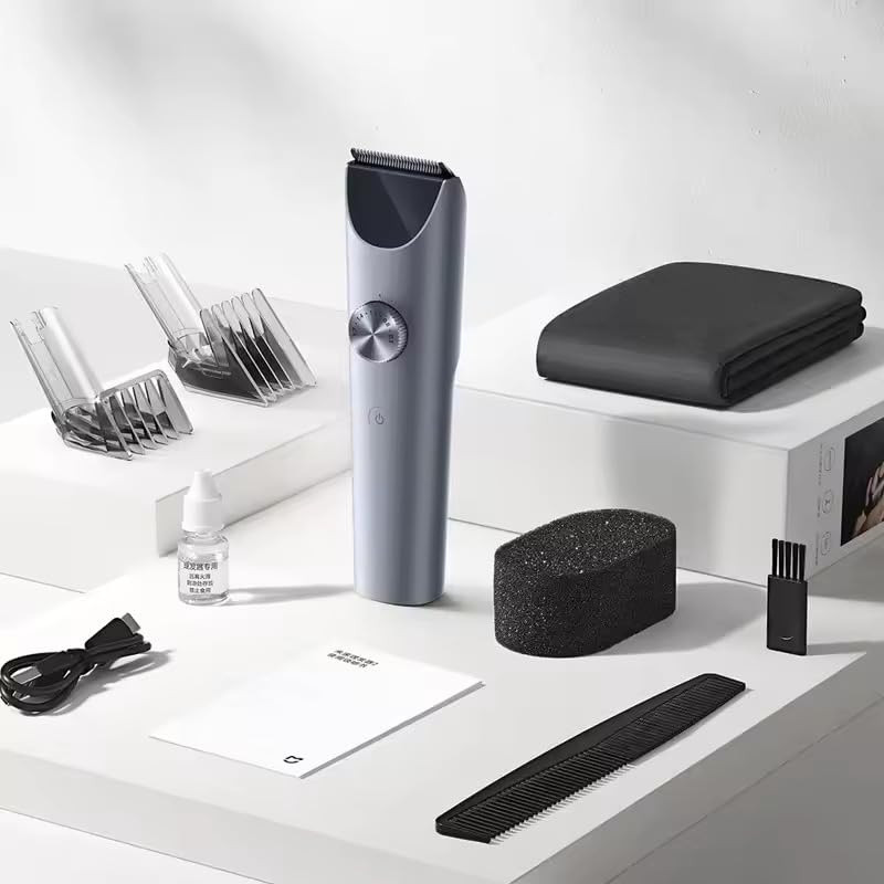 Masina de tuns parul Xiaomi Hair Clipper 2 BHR8998EU, 0,5-28 mm, Autonomie 180 min, Lame ceramice, Afisaj LED, Gri
