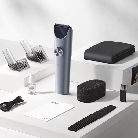 Masina de tuns parul Xiaomi Hair Clipper 2 BHR8998EU, 0,5-28 mm, Autonomie 180 min, Lame ceramice, Afisaj LED, Gri