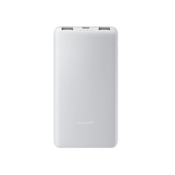Baterie externa Xiaomi BHR9350GL Lite, Incarcare 22,5 W, 10 000 mAh, 37 Wh, 2 porturi USB-C, 1 port USB-A, Alb
