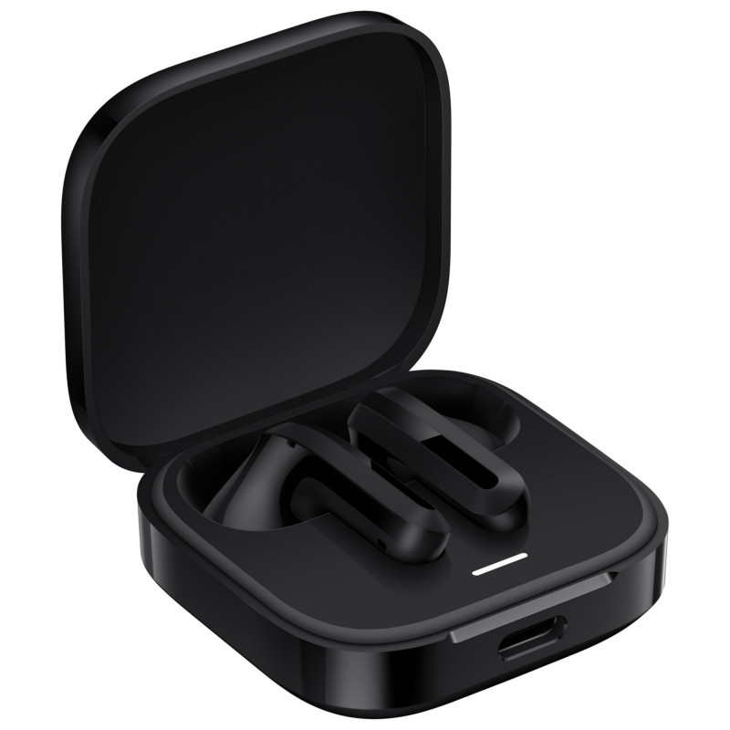 Casti wireless fara fir Xiaomi Redmi Buds 6 Active BHR8396GL, 6 ore, 5 moduri, Comandă tactila, Reducerea zgomotului, Bluetooth 5.4, IPX4, Negru