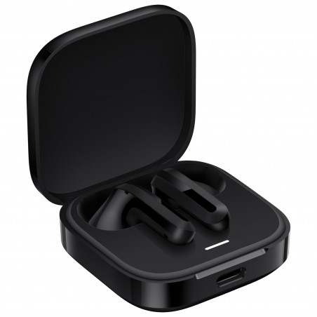 Casti wireless fara fir Xiaomi Redmi Buds 6 Active BHR8396GL, 6 ore, 5 moduri, Comandă tactila, Reducerea zgomotului, Bluetooth 5.4, IPX4, Negru