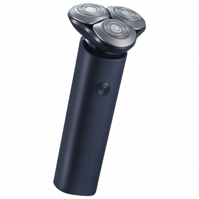 Aparat de ras cu acumulator Xiaomi Mi Electric Shaver S101 EU BHR7456EU, 3 W, 60 min, 18 lame, 6 unghiuri, Cap adaptabil, Utilizare pe piele umeda/uscata, IPX7, Albastru inchis