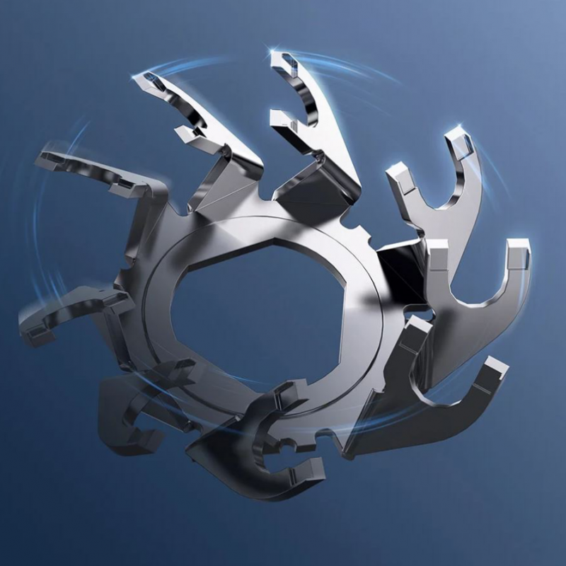 Aparat de ras cu acumulator Xiaomi Mi Electric Shaver S101 EU BHR7456EU, 3 W, 60 min, 18 lame, 6 unghiuri, Cap adaptabil, Utilizare pe piele umeda/uscata, IPX7, Albastru inchis