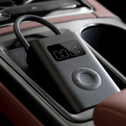 Compresor de aer cu acumulator Xiaomi Portable Electric Air Compressor 2 BHR7112GL, 3-150 psi, Pana la 10 anvelope, 6 moduri, 3 adaptoare, Lanterna LED, Negru