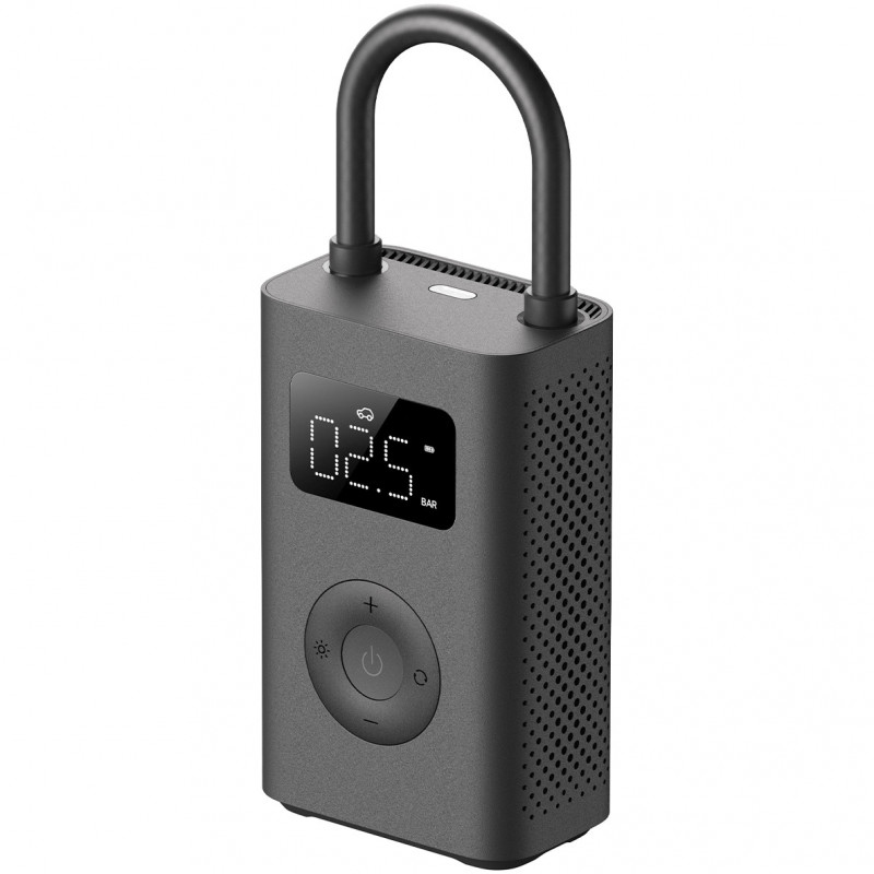 Compresor de aer cu acumulator Xiaomi Portable Electric Air Compressor 2 BHR7112GL, 3-150 psi, Pana la 10 anvelope, 6 moduri, 3 adaptoare, Lanterna LED, Negru