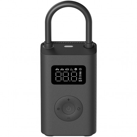 Compresor de aer cu acumulator Xiaomi Portable Electric Air Compressor 2 BHR7112GL, 3-150 psi, Pana la 10 anvelope, 6 moduri, 3 adaptoare, Lanterna LED, Negru