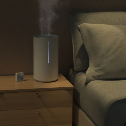 Umidificator de aer Xiaomi Smart Humidifier 2 EU BHR6026EU, 28 W, 40 m², 4,5 l, 3 trepte, Sterilizare UV-C, Aplicatie mobila, Ultrasilente, Alb