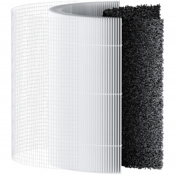 Purificator de aer Xiaomi Smart Air Purifier 4 Compact BHR5860EU, 27 W, 27 m², 230 m³/h, PM2.5, Indicator calitate aer, SMART, Mi Home, Alb