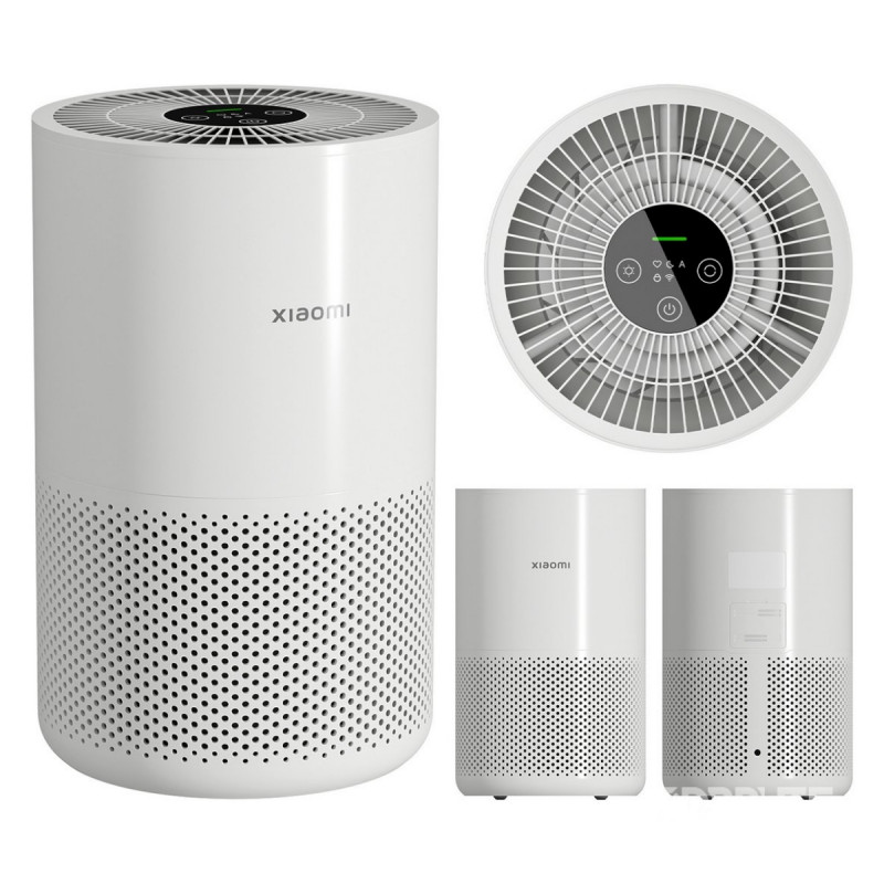 Purificator de aer Xiaomi Smart Air Purifier 4 Compact BHR5860EU, 27 W, 27 m², 230 m³/h, PM2.5, Indicator calitate aer, SMART, Mi Home, Alb