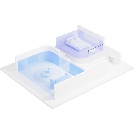 Purificator de aer Xiaomi Smart Air Purifier 4 Compact BHR5860EU, 27 W, 27 m², 230 m³/h, PM2.5, Indicator calitate aer, SMART, Mi Home, Alb