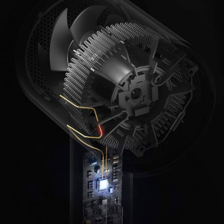 Uscator de par Xiaomi Mi Ionic Hair Dryer H300 BHR5081GL, 1600 W, Terapie ionica, NTC, Aer cald/rece alternativ, Carcasa metalica, Alb