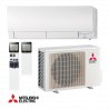 Aparat de aer condiționat cu invertor Mitsubishi Electric MSZ-FH25VE + MUZ-FH25VEHZ, 9000 BTU, 20 m², A+++, R-410A, I-SEE, Natural Flow, Plasma Quad, Swing, alb