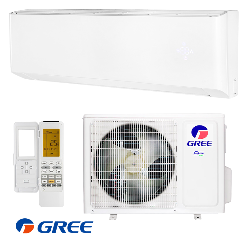Aparat de aer conditionat cu invertor Gree Amber GWH24YE-S6DBA1, 24000 BTU, 43 m², A++/A+, Wi-Fi, R-32, Alb