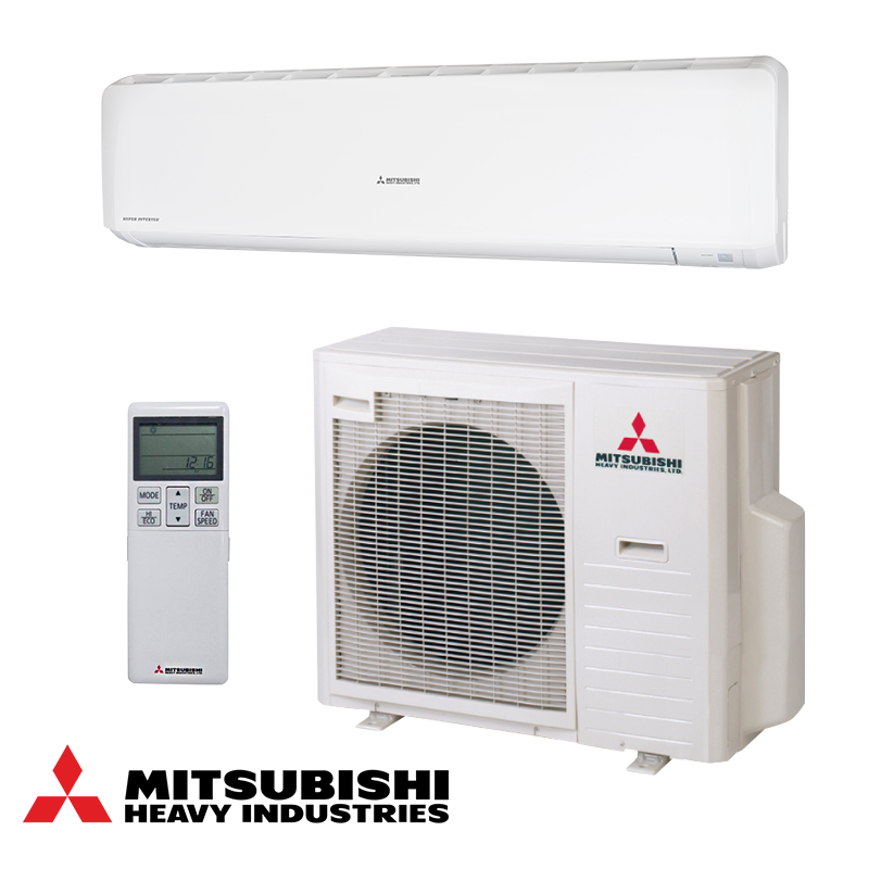 Aparat de aer conditionat cu invertor Mitsubishi Heavy Industries SRK71ZR-W/SRC71ZR-W, 24000 BTU, 49 m², A++/A+, 3D Auto, R-32, Alb