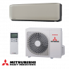 Aparat de aer conditionat cu invertor Mitsubishi Heavy Industries SRK50ZS-WFT + SRC50ZS-W, 18 000 BTU, 36 m², Wi-Fi, R-32, Bej/Negru