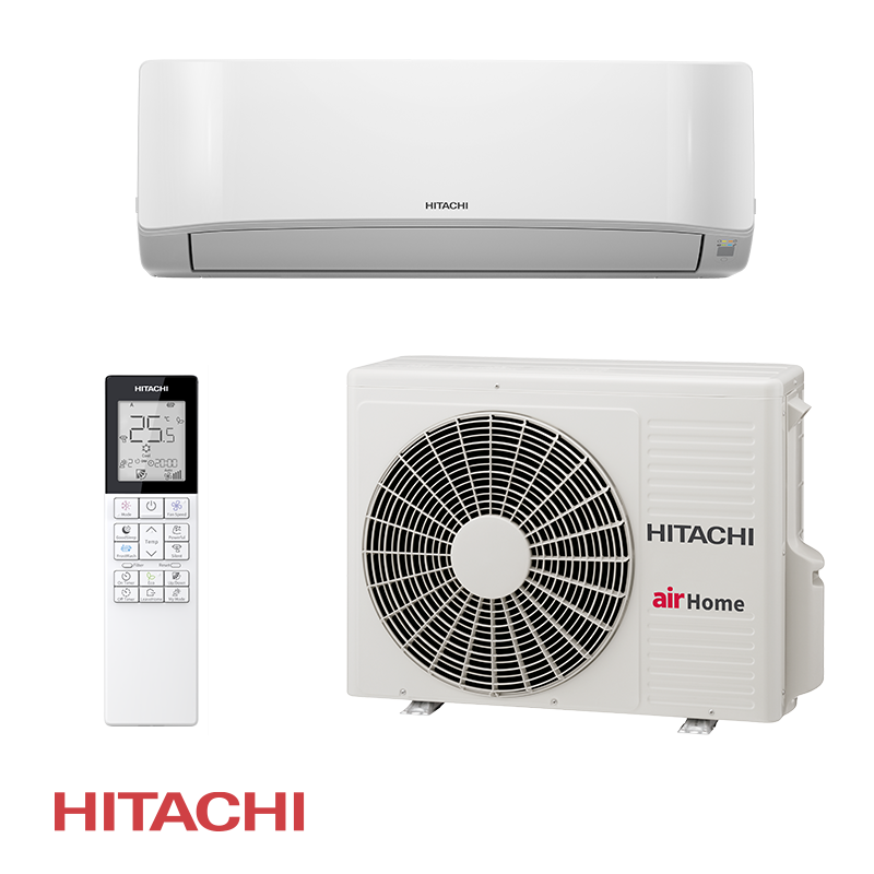 Aparat de aer conditionat cu invertor Hitachi AirHome 400 RAK-DJ50RHAE / RAC-DJ50WHAE, 18.000 BTU, 37 m², A++, Wi-Fi, R-32, Аlb