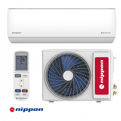 Aparat de aer conditionat cu invertor Nippon KFR 24DC SILVER ION 3, 24.000 BTU, 44 m², A++ / A+, R-32, Alb