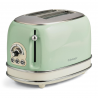 Prajitor de paine Ariete VINTAGE 0155/04, 810W, 2 felii, 3 functii, 6 trepte, Tava firimituri detasabila, Verde
