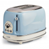 Prajitor de paine Ariete VINTAGE 0155/05, 810W, 2 felii, 3 functii, 6 trepte, Tava firimituri detasabila, Albastru