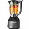 Blender, robot, Nutribullet 3in1 Triple Prep System NBF580B, 1500 W, 1,8 l, 8 programe, 3 viteze, 8 programe, Recunoastere accesorii, Comandă tactila, Negru/gri
