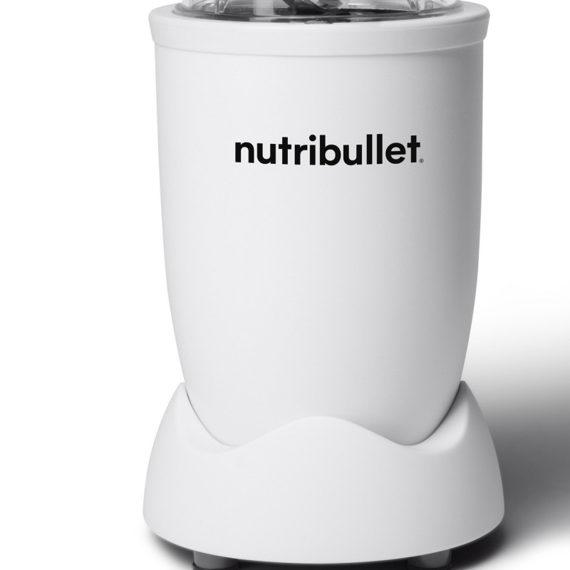 Blender Nutribullet Pro NB907MAW, 900 W, 700/900 ml, Tritan, Otel inoxidabil, Fara BPA, Alb mat