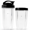 Blender Nutribullet Pro NB907MAW, 900 W, 700/900 ml, Tritan, Otel inoxidabil, Fara BPA, Alb mat