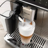 Espressor automat Philips LatteGo 5500 EP5543/90, 1500 W, 15 bar, 1,8 l, 20 bauturi, LatteGo, SilentBrew, QuickStart, Rasnita ceramica, Ecran tactil, Alb cromat
