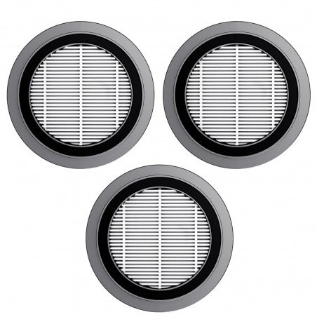 Set de filtre de schimb pentru aspiratorul vertical Honiture X7 CPA1374, 3 buc, HEPA, Alb/Gri
