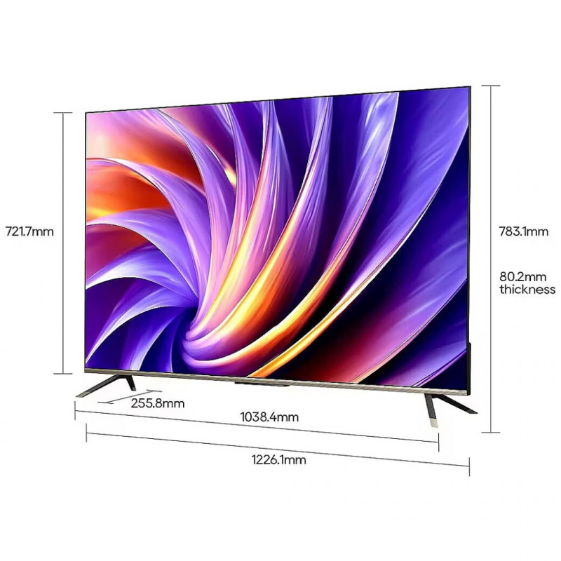 Televizor Dreame Vivid 55Q100, 55", 139 cm, 3840x2160, 4K Ultra HD, QLED, 120 Hz, Dreamind™ AI, SMART, negru