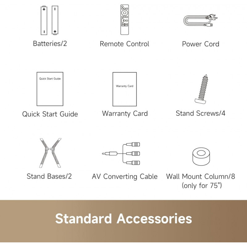 Televizor Dreame Vivid 55Q100, 55", 139 cm, 3840x2160, 4K Ultra HD, QLED, 120 Hz, Dreamind™ AI, SMART, negru