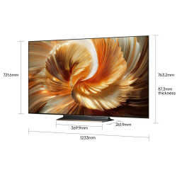 Televizor Dreame Aura Mini LED 55S100, 55", 139 cm, 3840×2160, 4K Ultra HD, QLED+, 144 Hz, Dreamind™ Pro AI, SMART, Negru
