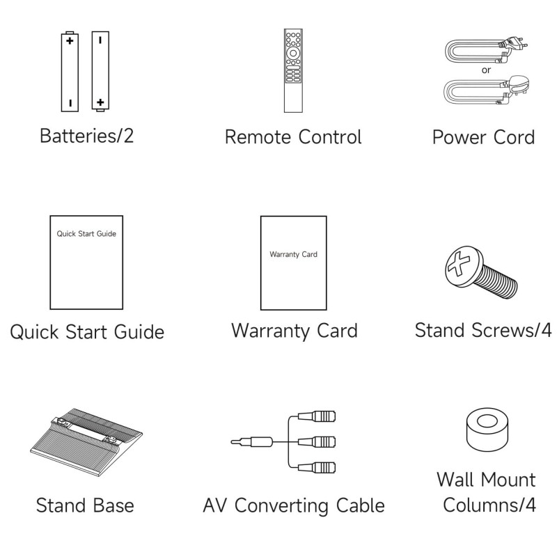 Televizor Dreame Aura Mini LED 55S100, 55", 139 cm, 3840×2160, 4K Ultra HD, QLED+, 144 Hz, Dreamind™ Pro AI, SMART, Negru