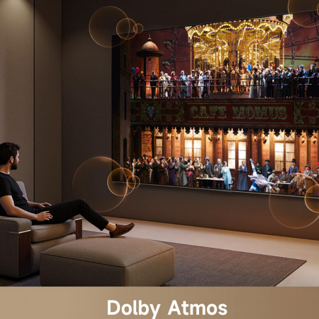 Televizor Dreame Aura Mini LED 65S100, 65", 164 cm, 3840×2160, 4K Ultra HD, QLED, 144 Hz, Dreamind™ Pro AI, SMART, Negru