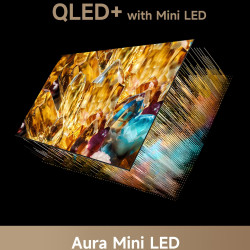Televizor Dreame Aura Mini LED 65S100, 65", 164 cm, 3840×2160, 4K Ultra HD, QLED, 144 Hz, Dreamind™ Pro AI, SMART, Negru