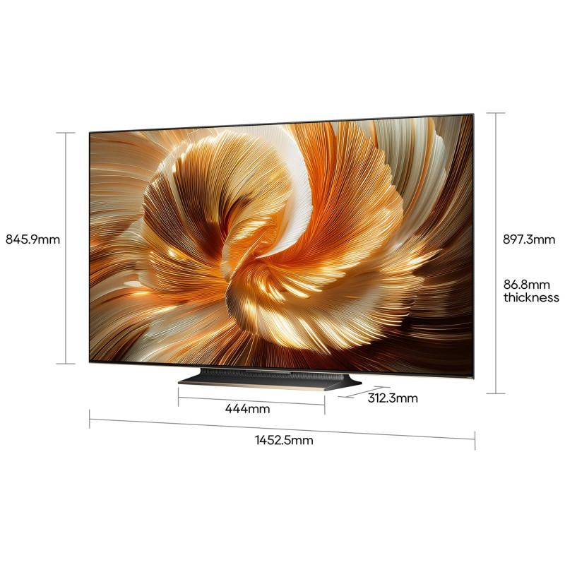 Televizor Dreame Aura Mini LED 65S100, 65", 164 cm, 3840×2160, 4K Ultra HD, QLED, 144 Hz, Dreamind™ Pro AI, SMART, Negru