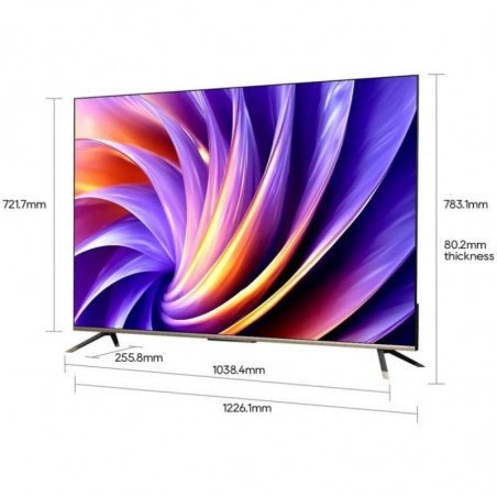 Televizor Dreame Vivid 50Q100, 50", 126 cm, 3840x2160, 4K Ultra HD, QLED, 120 Hz, Dreamind™ AI, SMART, negru